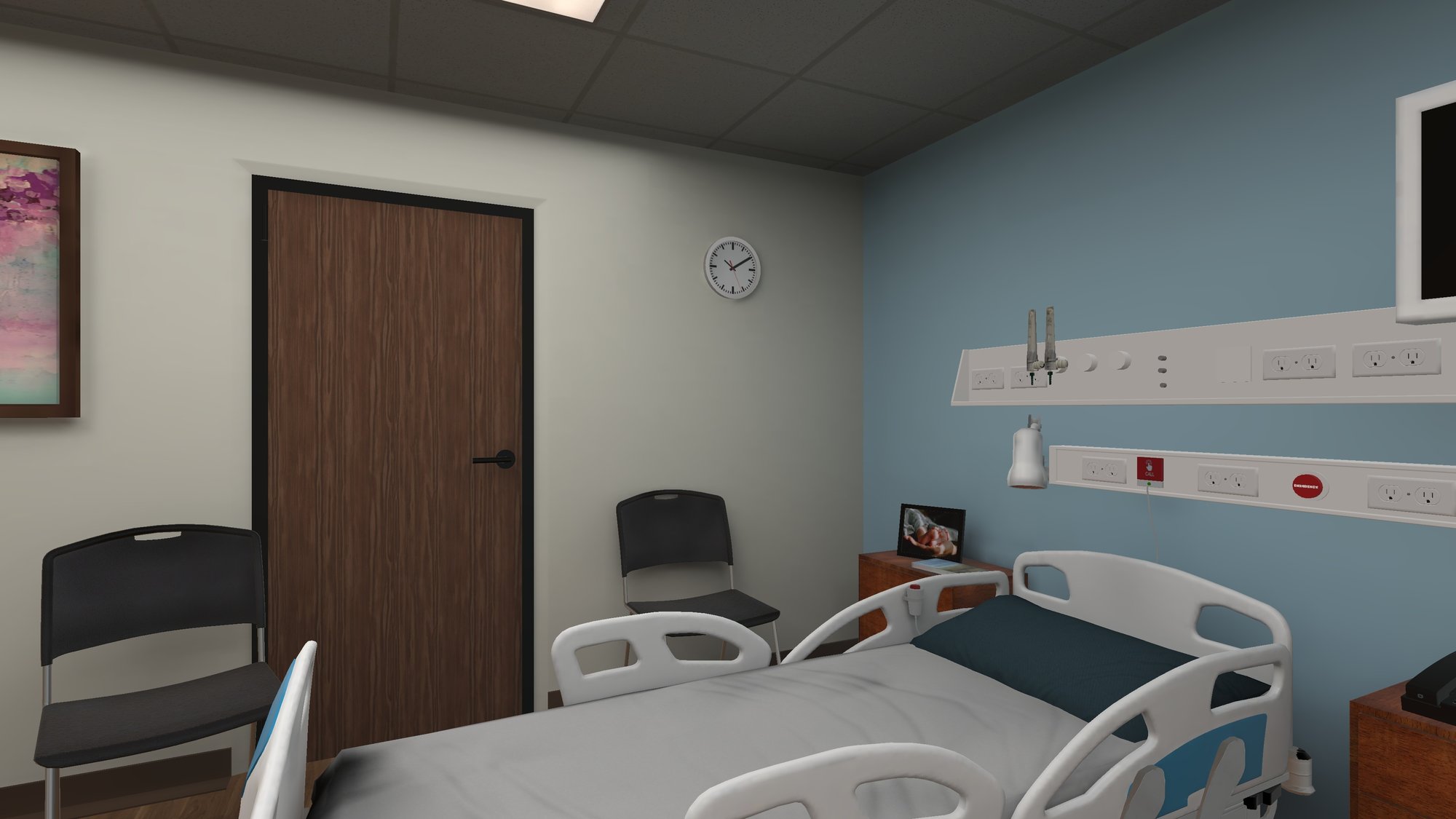 Private hospital room - tutor notes