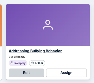 Image showing edit button in content library
